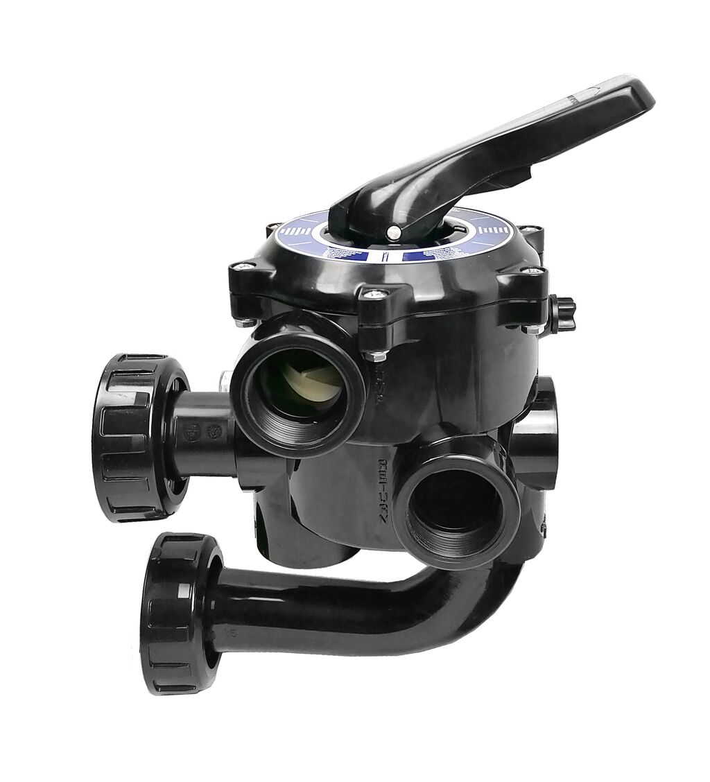 6-Wege-Ventil Astral 1 1/2", schwarz