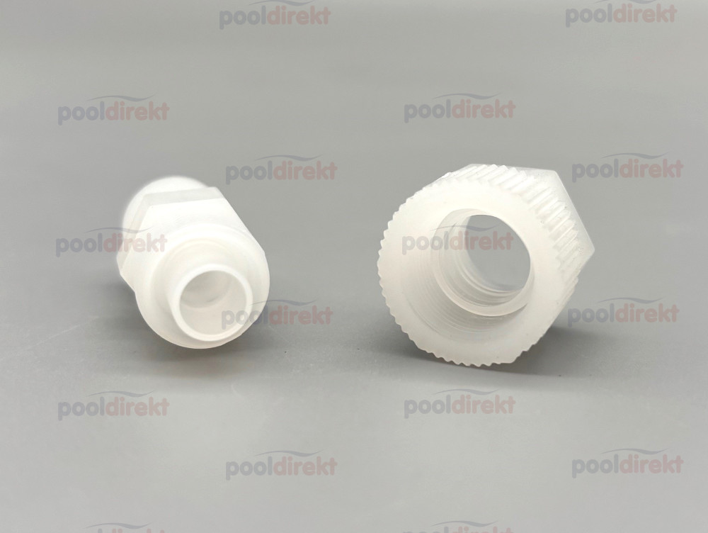 Verschraubung D10-R1/4" PVDF