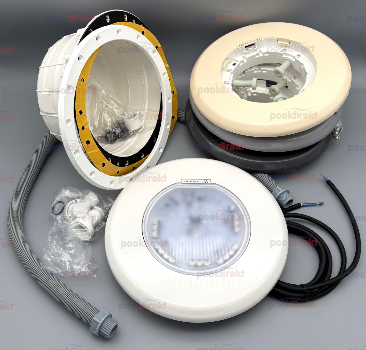 LED weiß Lumiplus Flexi on/off, Blende weiß