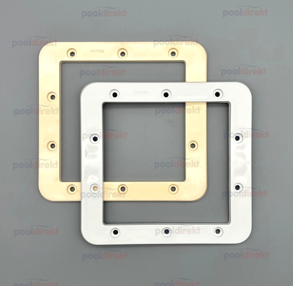 MTS Skimmerflansch für Skimmer V10 cremeweiß