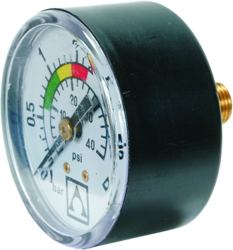 Manometer 1/8" (Anschluss hinten)