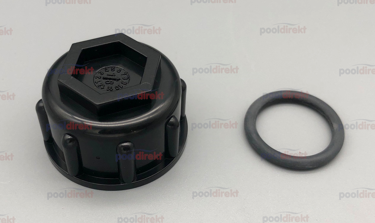 Entleerungskappe mit O-Ring 3/4"