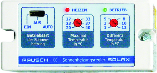 SOLAX Sonnenheizungsregler