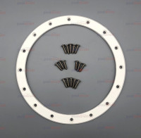 Flansch und Schrauben Flansch und Schrauben