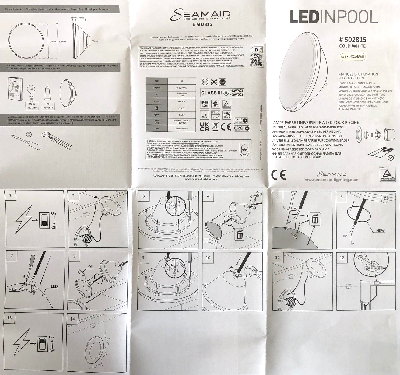 LED-Ersatzlampe weiß, Einbauteile, Beleuchtung