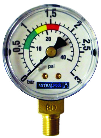 Manometer (Anschluss seitlich)