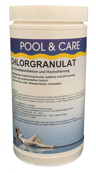 Chlorgranulat schnelllöslich