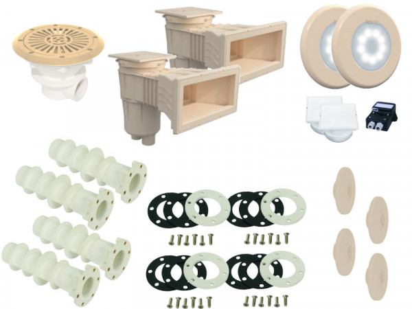 Einbauteile-Set Astral Grande 8x4 beige