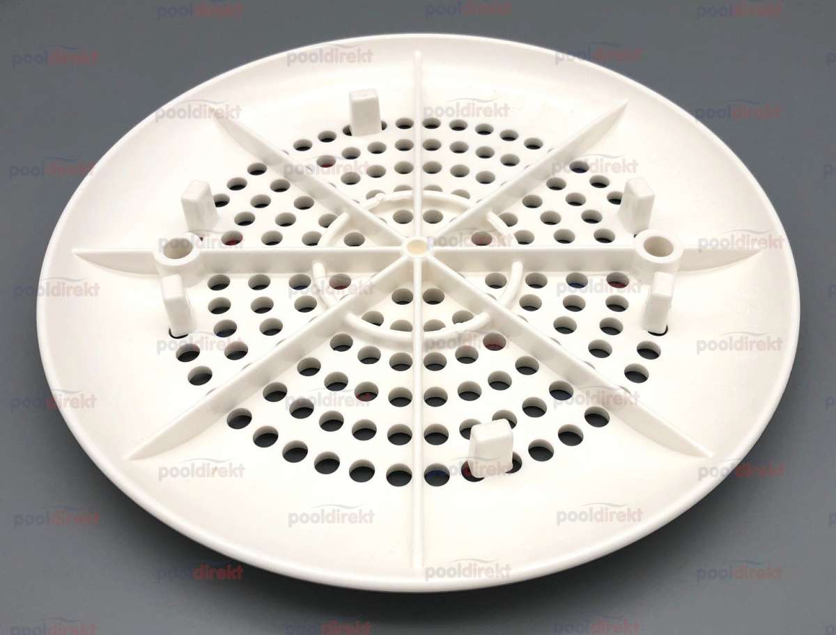 Quadratische Pool-Abflussabdeckung 30 X 30 Cm – Aus Kunststoff, Haarsieb, Für Schwimmbad, Whirlpool, Badezimmer