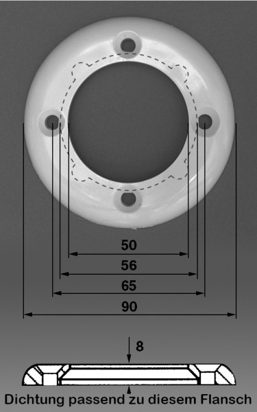 Dichtung Einlaufdüse Hayward