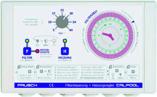 CALPOOL-400 Heizungsfiltersteuerung