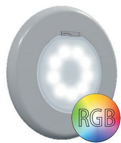 Astral LED komplett Scheinwerfer Lumiplus Flexi V1, RGB grau